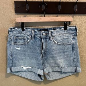 Women’s Lucky Brand Boyfriend Ripped Jean Shorts